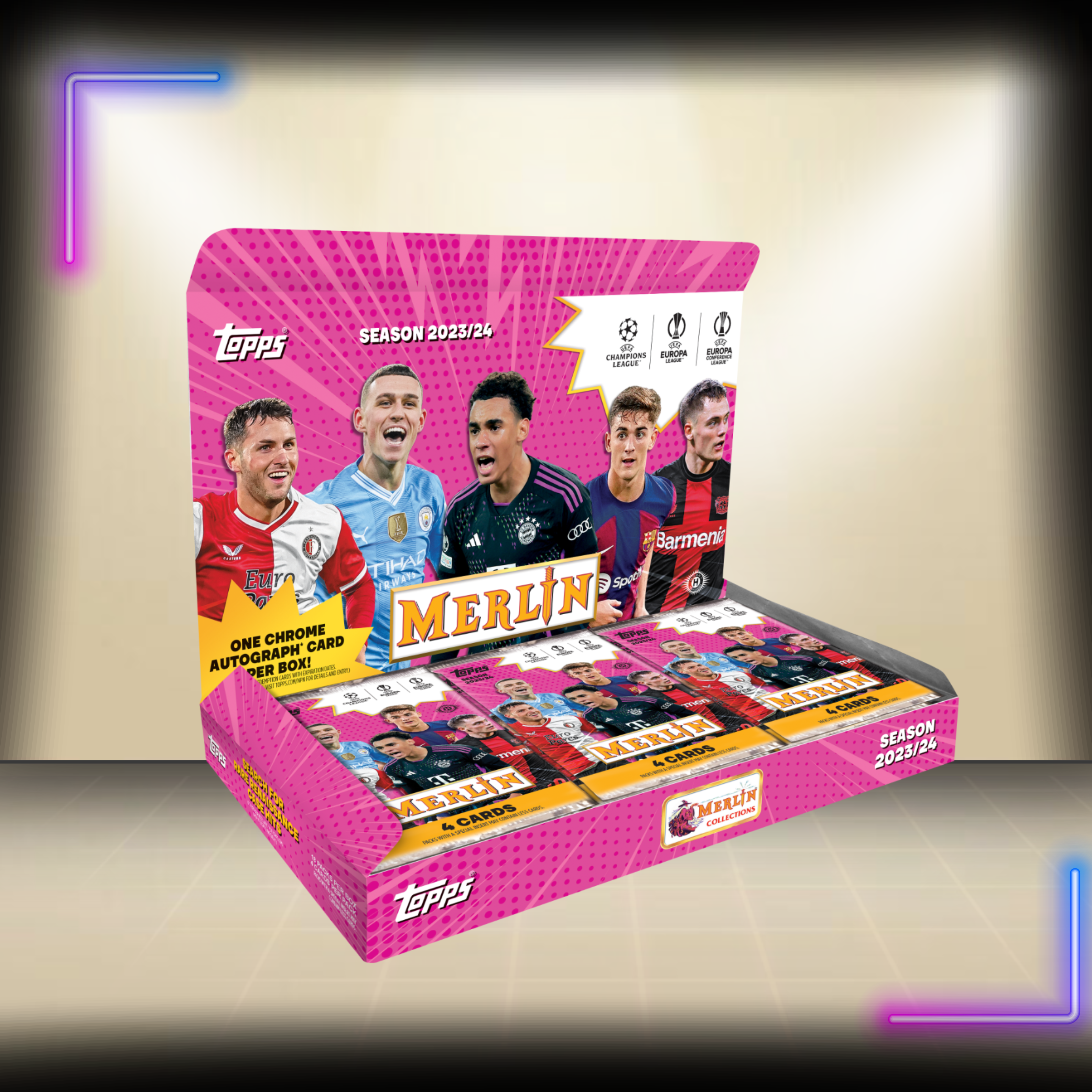 Topps UCC Merlin 23/24- Hobby Box - Shaks collectibles