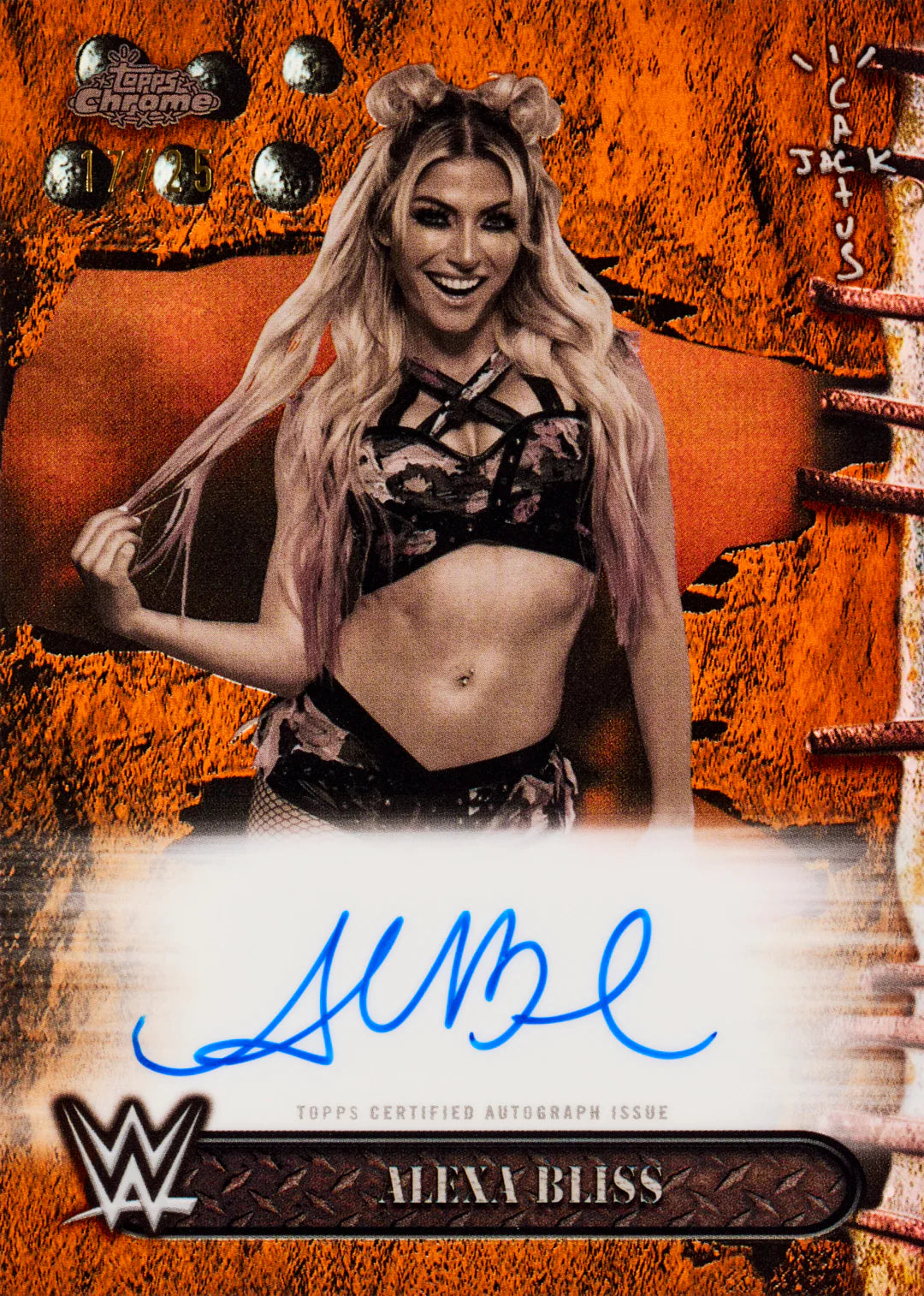 2025 Topps Chrome WWE x Cactus Jack Hobby Box (Pre-order)