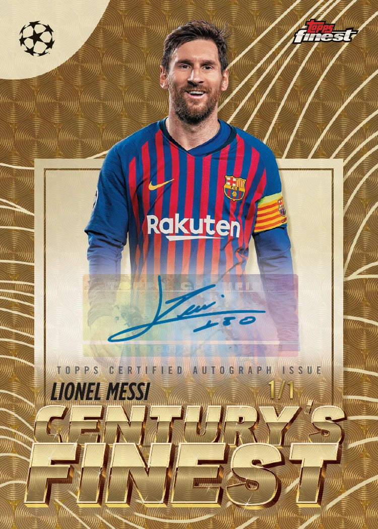 2025-26 Topps Finest UEFA Club Competitions – Hobby Box