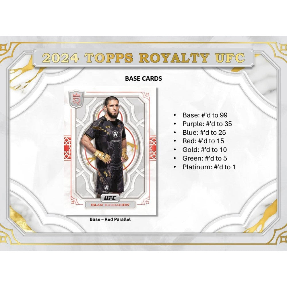 2024 Topps Royalty UFC Hobby Box