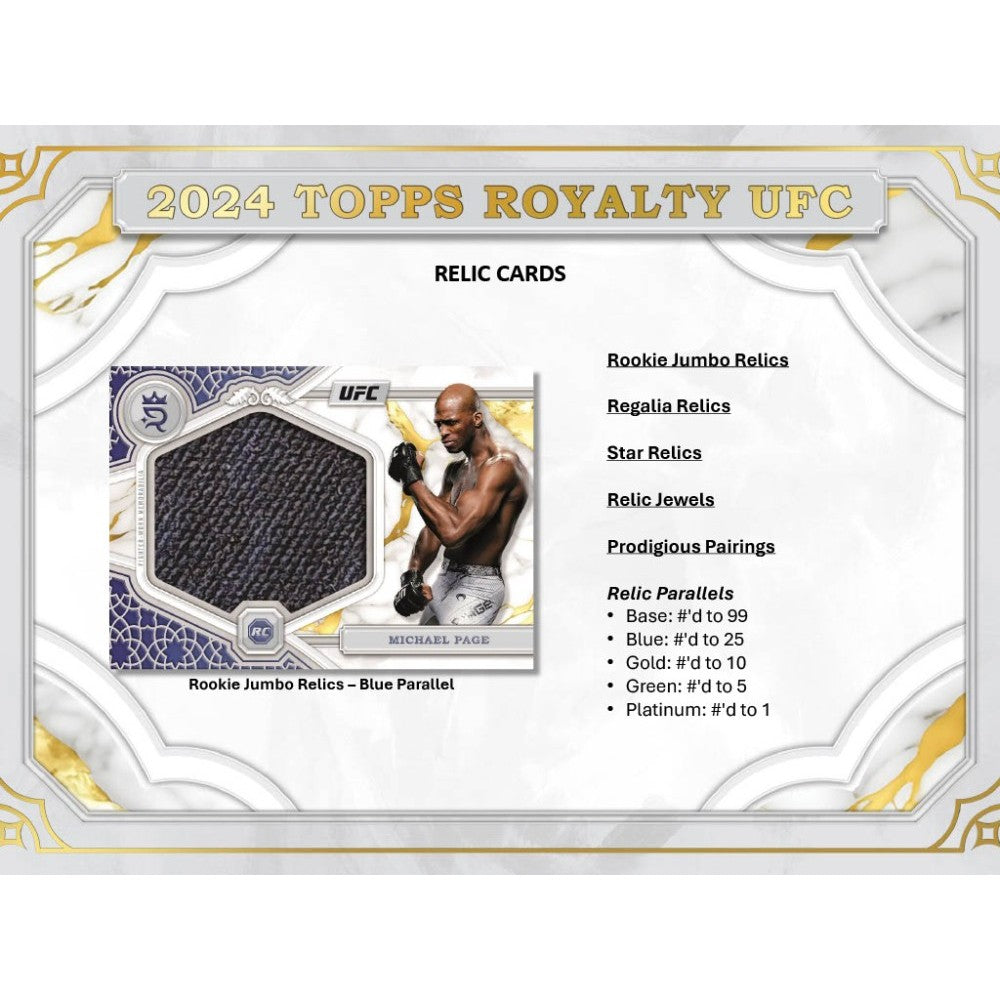 2024 Topps Royalty UFC Hobby Box