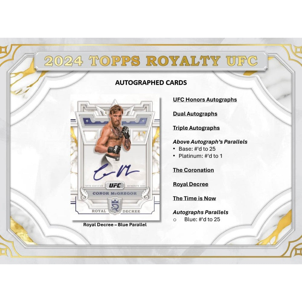 2024 Topps Royalty UFC Hobby Box