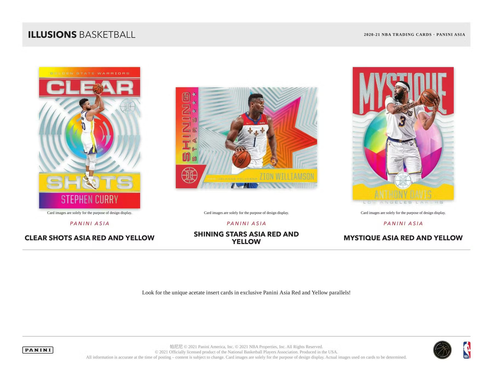 2020/21 Panini Illusions Basketball Tmall Edition