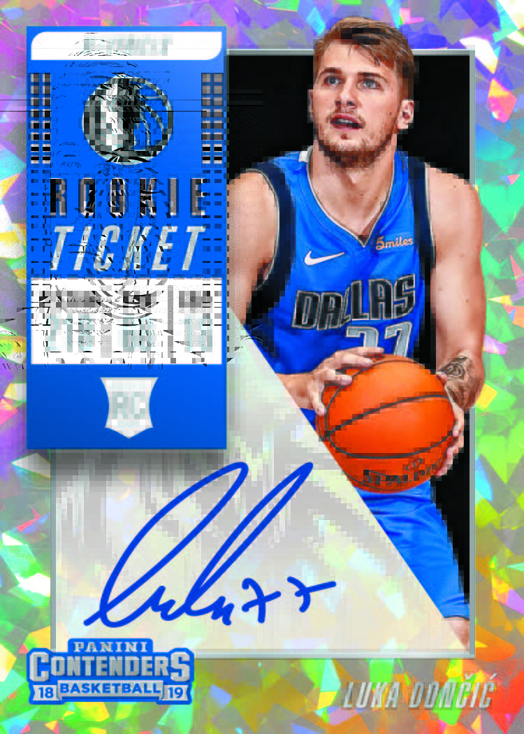 2018/19 Panini Contenders Basketball Fat Pack