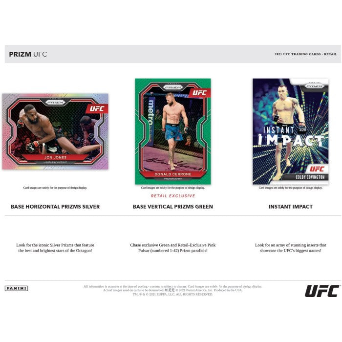 2021 Panini Prizm UFC Retail Box