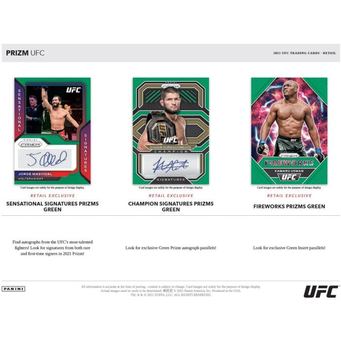 2021 Panini Prizm UFC Retail Box