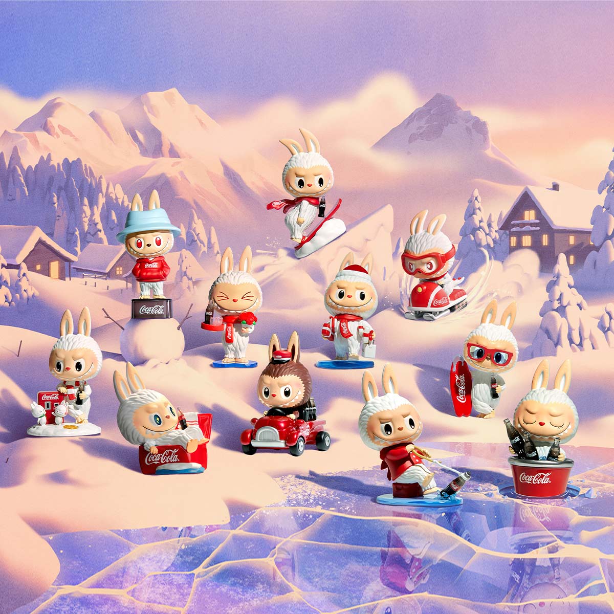 Pop Mart LABUBU THE MONSTERS COCA-COLA Series Figures