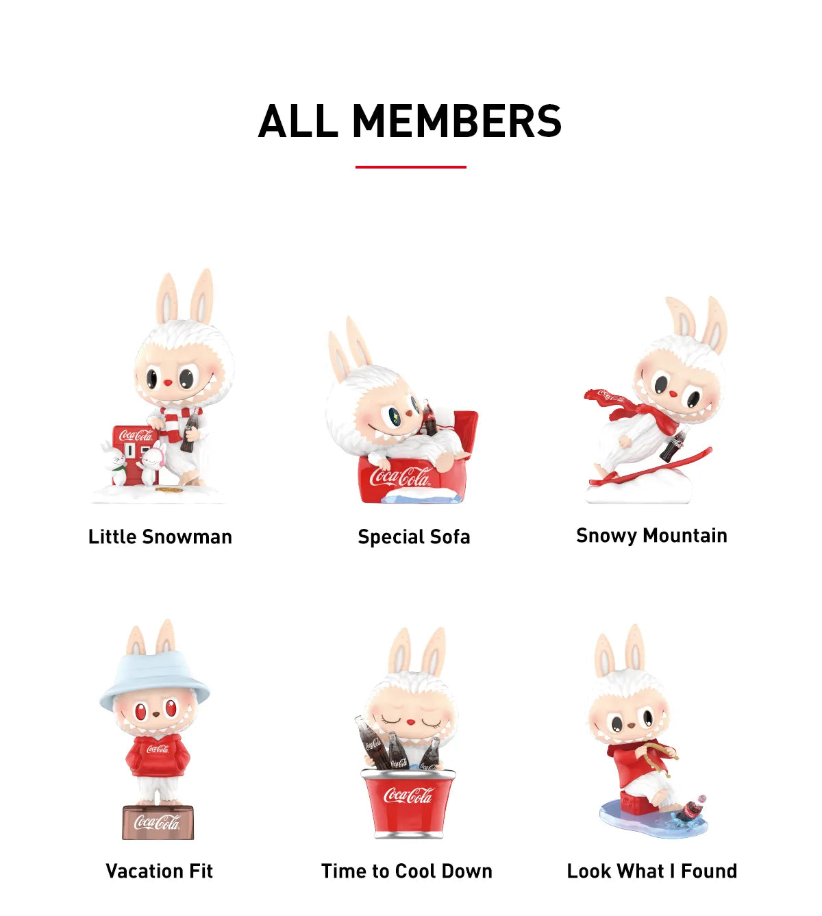 Pop Mart LABUBU THE MONSTERS COCA-COLA Series Figures