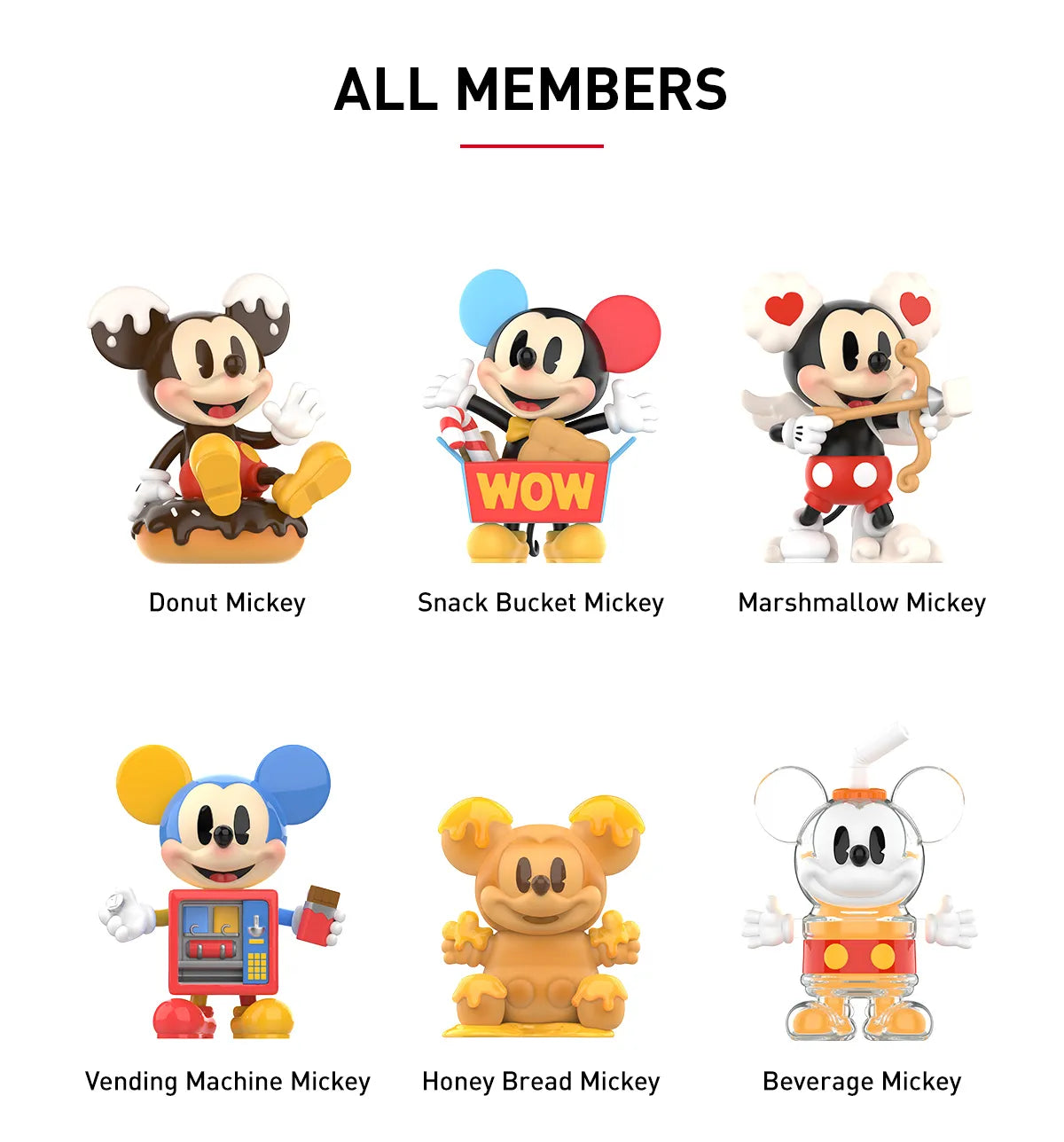 Pop Mart Disney Mickey Childhood of Boundless Imagination Series Figures