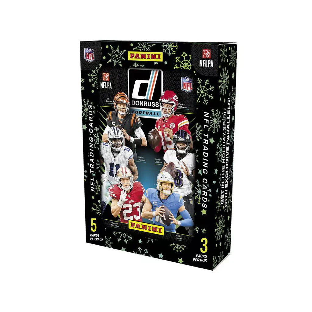 Panini Donruss Football Winter Holiday Tin 2024 - Shaks collectibles 