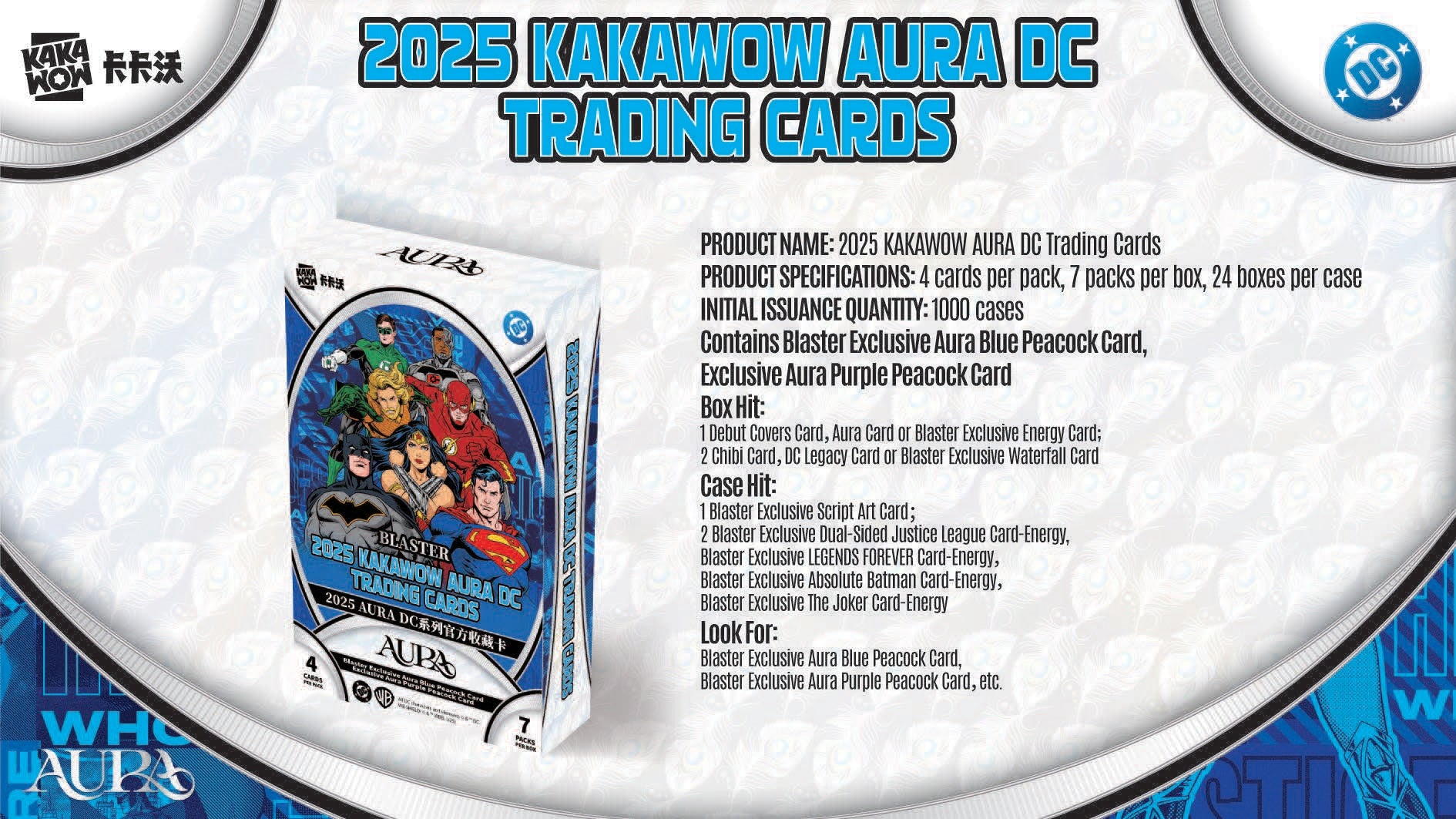 DC Aura Kakawow 2025 Blaster Display Card Box