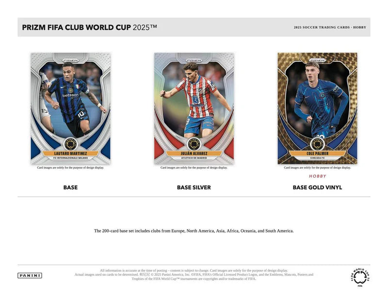 2025 Panini Prizm FIFA Club World Cup Soccer Hobby Box