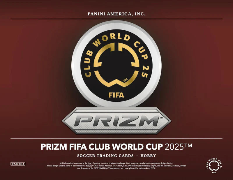 2025 Panini Prizm FIFA Club World Cup Soccer Hobby Box