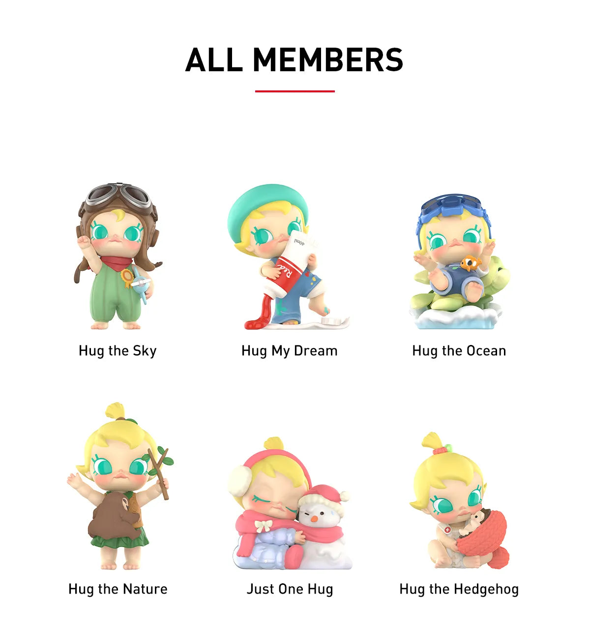 Pop Mart- Baby Molly My Huggable Discovery Series Figures