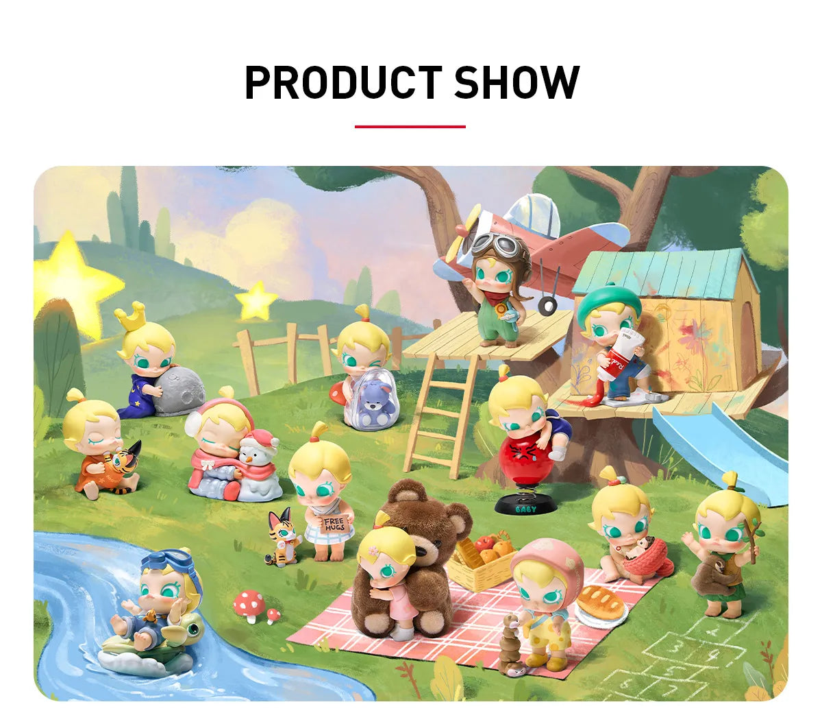 Pop Mart- Baby Molly My Huggable Discovery Series Figures