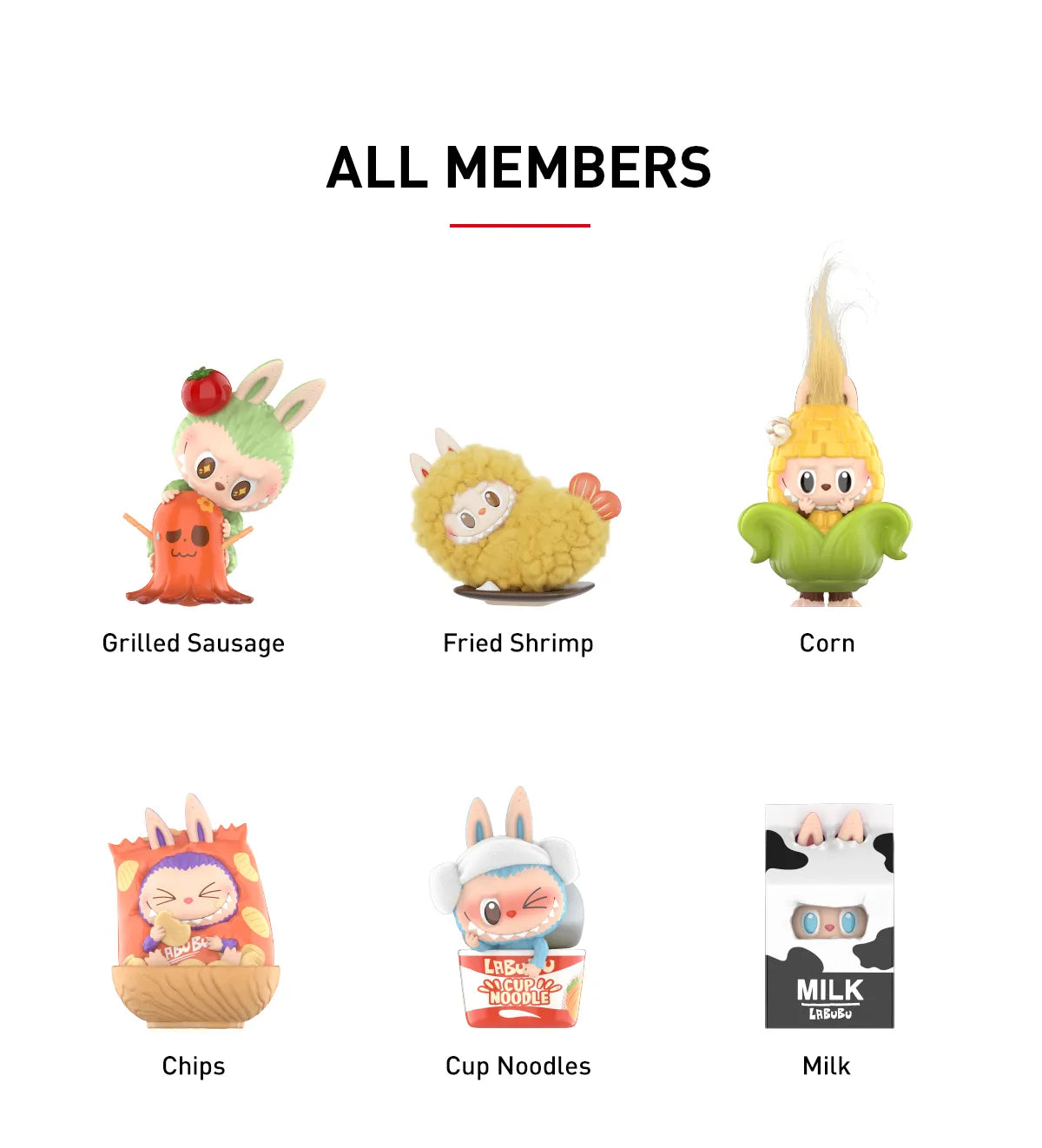 Pop Mart LABUBU THE MONSTERS Wacky Mart Series Figures
