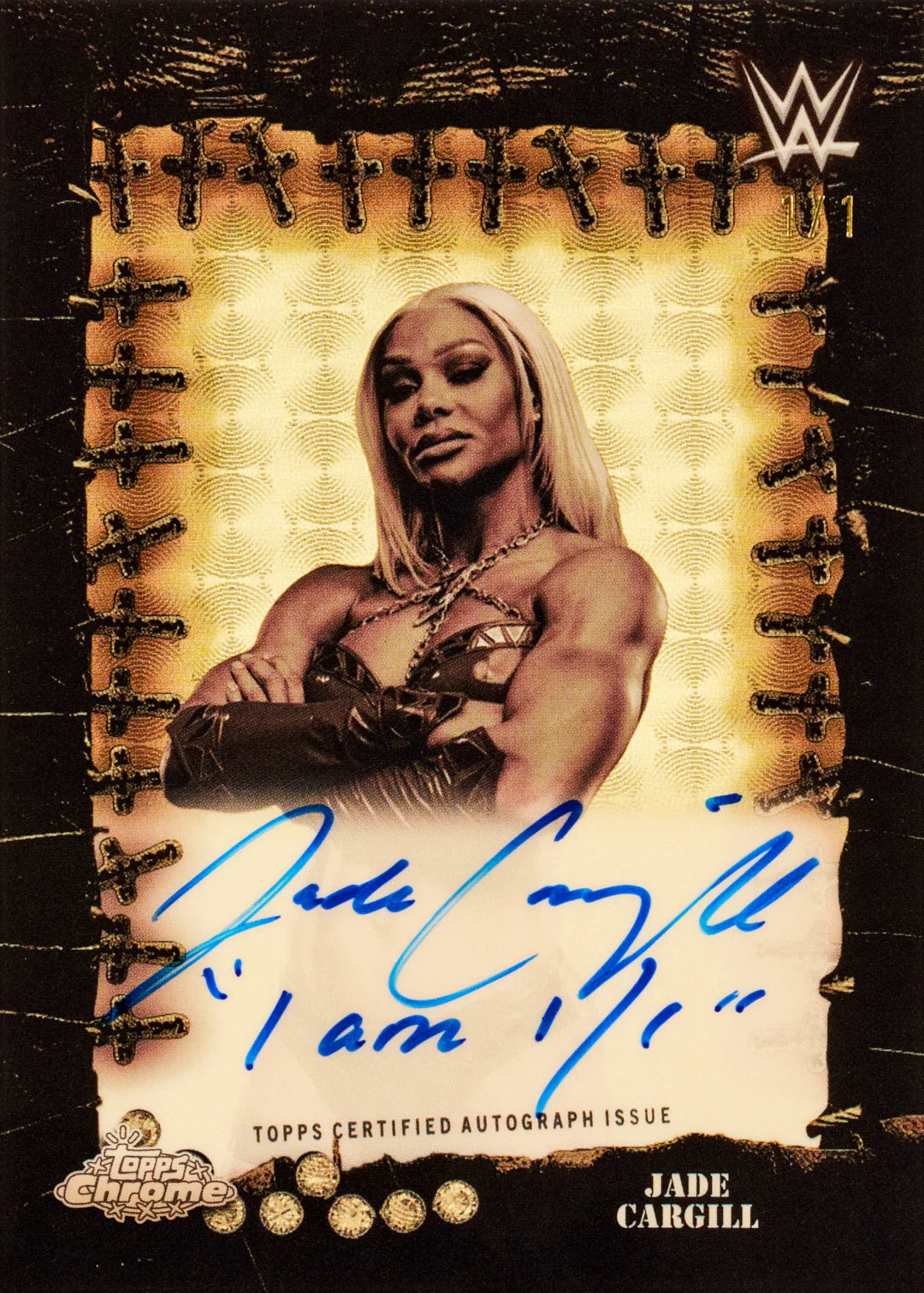 2025 Topps Chrome WWE x Cactus Jack Hobby Box ( Sealed case 12 boxs)