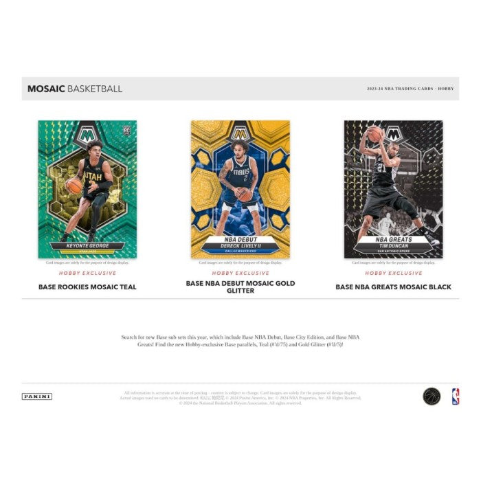 Panini Mosaic Basketball 23/24 Blaster - Shaks collectibles 
