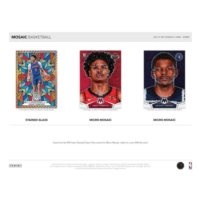 Panini Mosaic Basketball 23/24 Blaster - Shaks collectibles 
