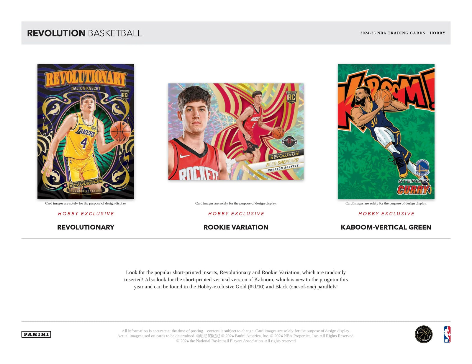 2024-25 Panini Revolution Basketball Hobby Box