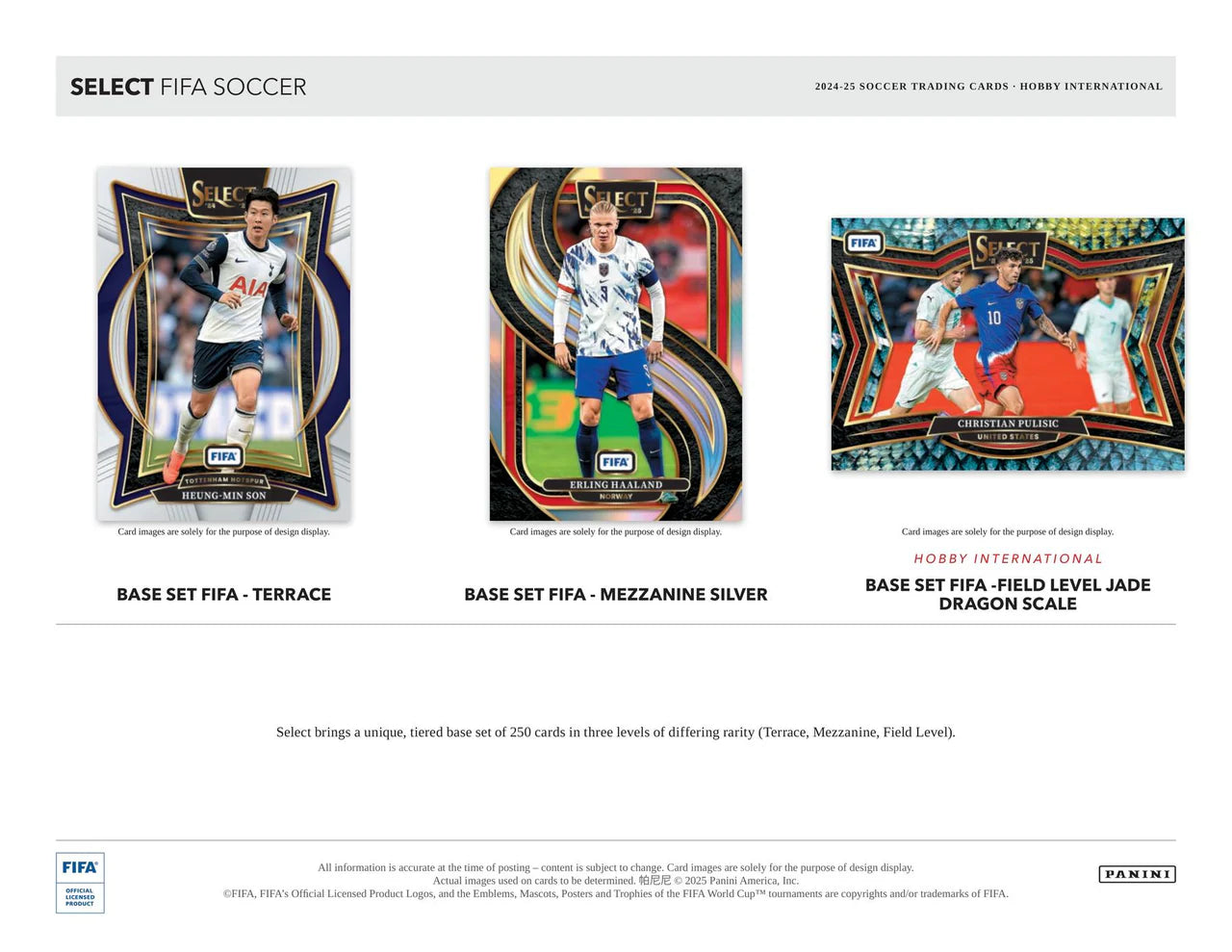 2024/25 Panini Select FIFA Soccer Hobby International