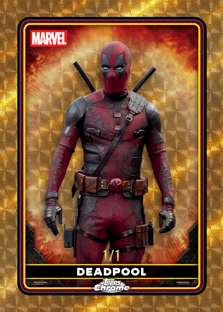2025 Topps Chrome Marvel Deadpool Blaster Box