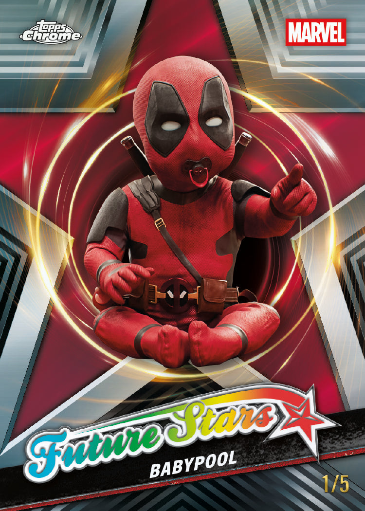 2025 Topps Chrome Marvel Deadpool Blaster Box