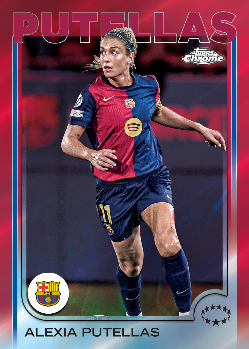 2024-25 Topps Chrome UEFA Women's Champions League UCWL - Hobby Box