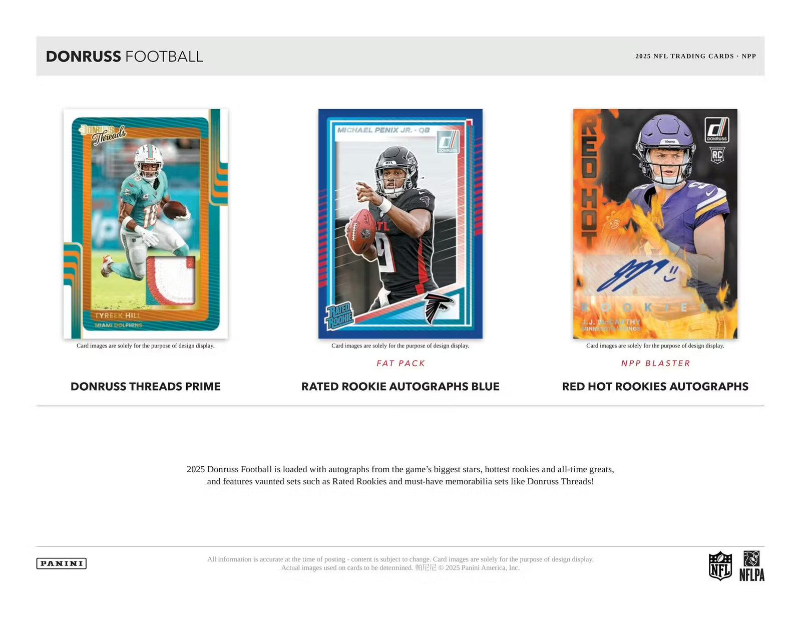 2025 Panini Donruss Football Blaster Box