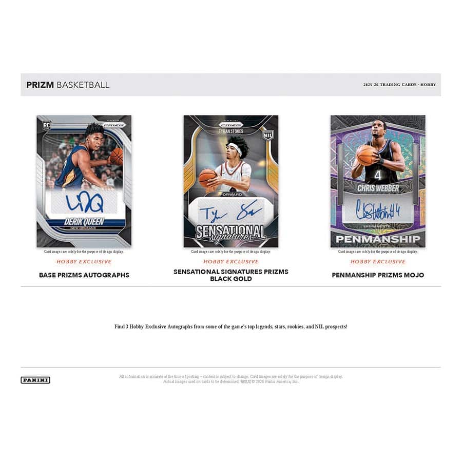 2025/26 Panini Prizm Basketball Hobby Box