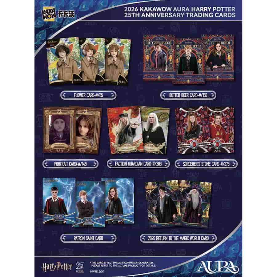2026 Kakawow Aura Harry Potter 25th Anniversary Hobby