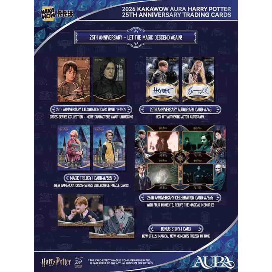 2026 Kakawow Aura Harry Potter 25th Anniversary Hobby