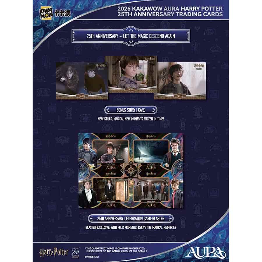 2026 Kakawow Aura Harry Potter 25th Anniversary Blaster