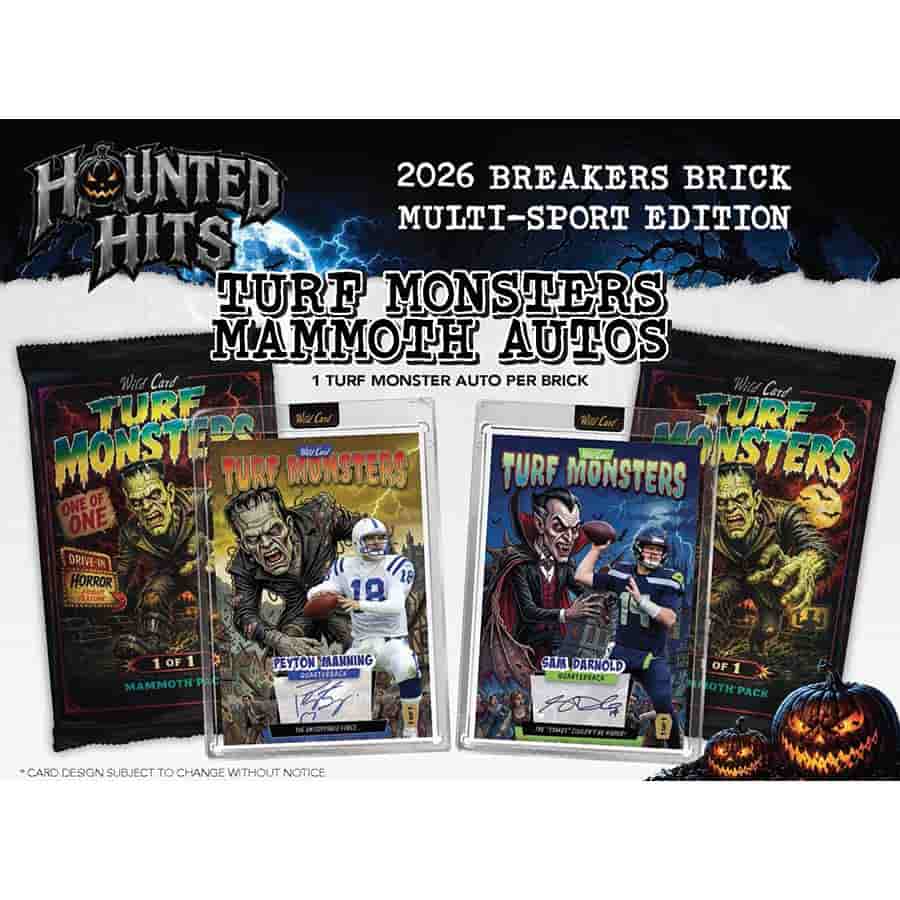 2026 Wild Card Haunted Hits Breakers Brick – Multi-Sport Hobby