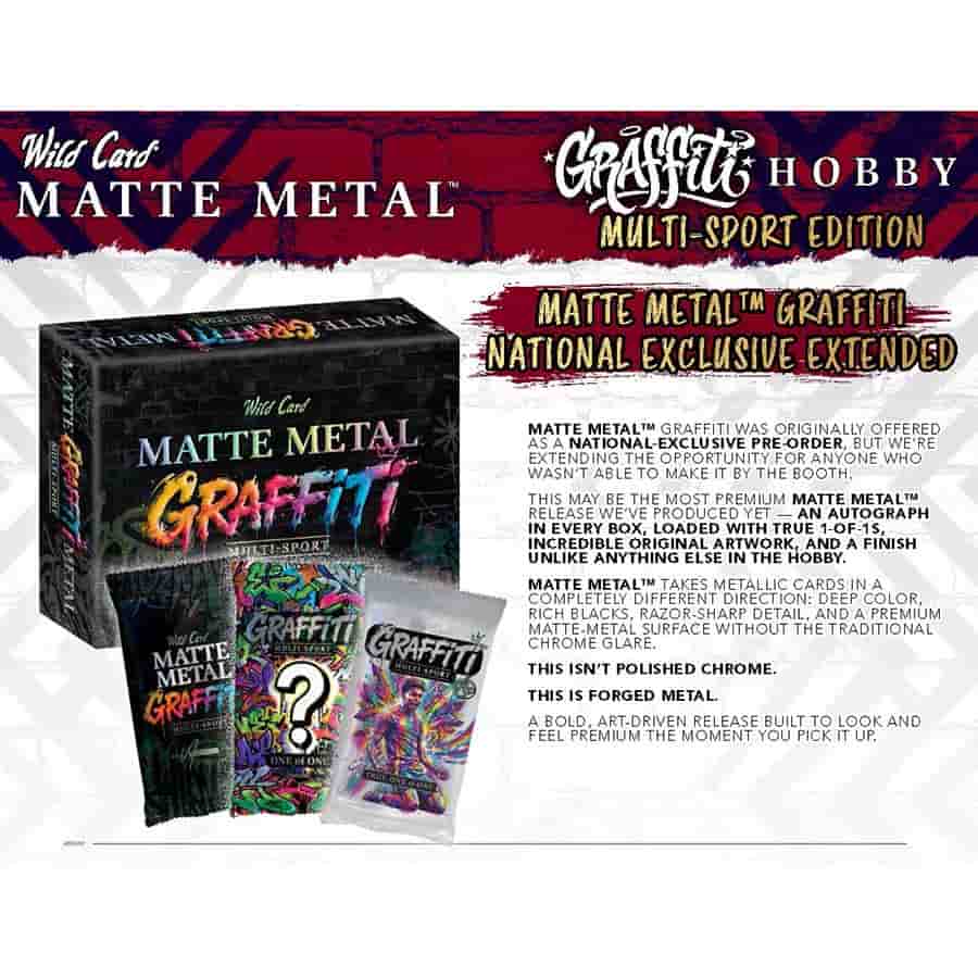 2026 Wild Card Matte Metal Graffiti Multi-Sport Edition – Box