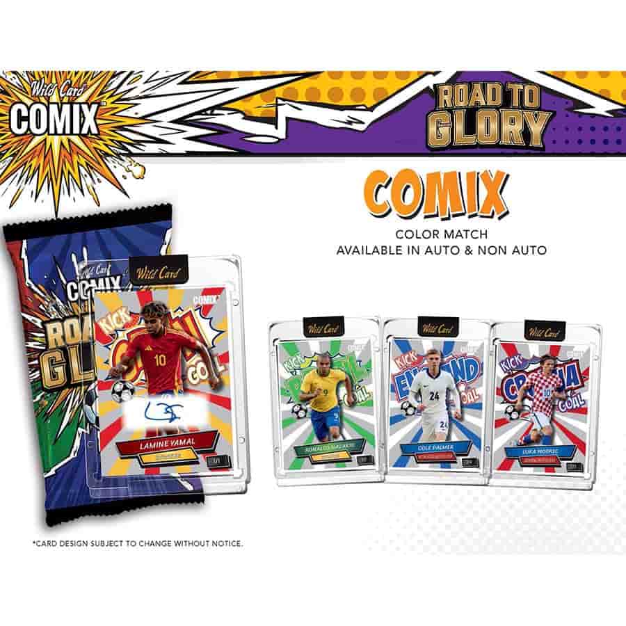 2026 Wild Card Comix Soccer Road to Glory Hobby Box