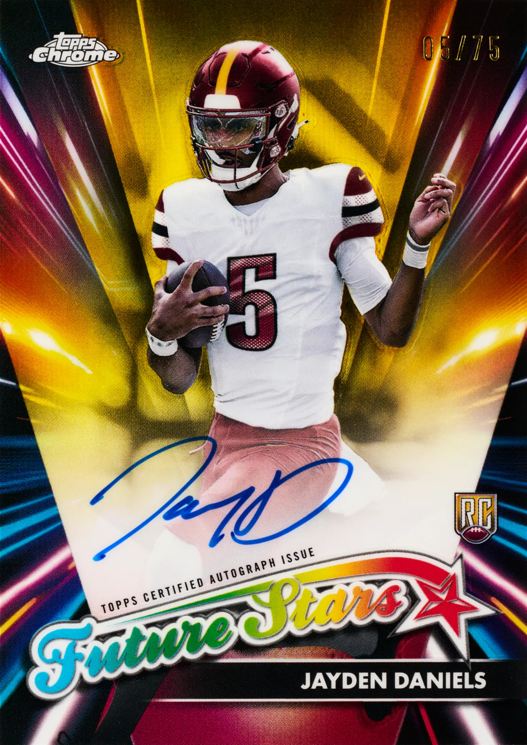 2024 Topps Chrome Football (NFL)- Mega Box