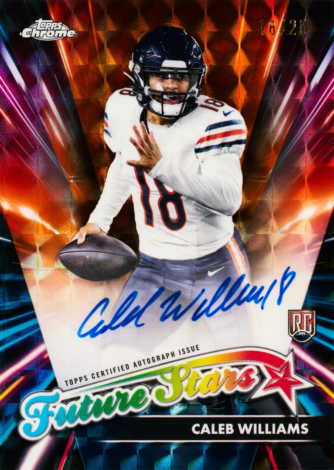 2024 Topps Chrome Football (NFL)- Mega Box