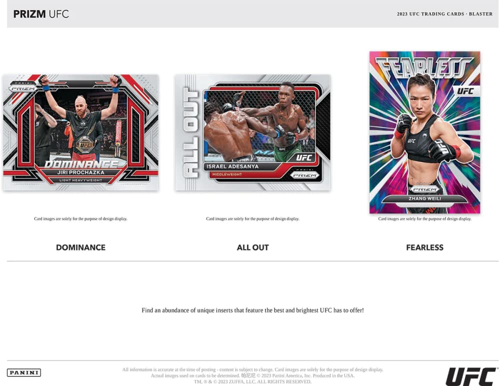 2023 Panini Prizm UFC Blaster Box