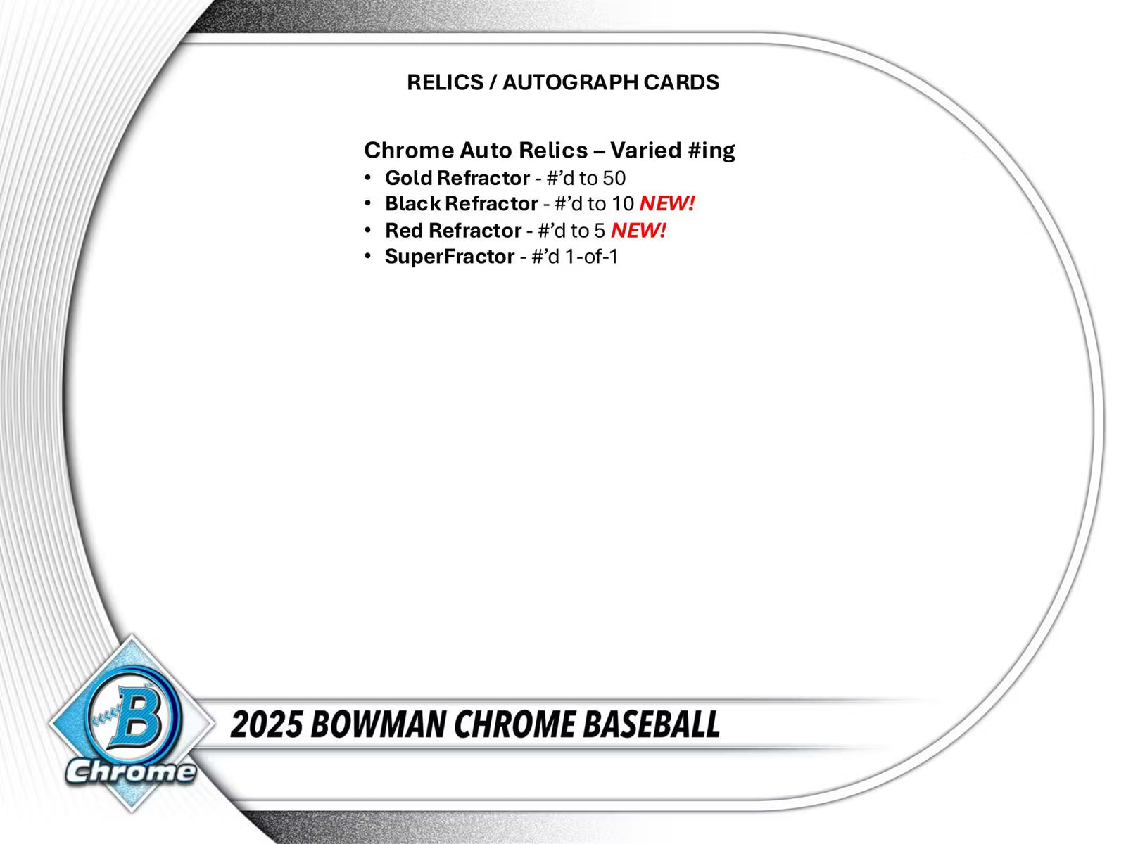 2025 Bowman Chrome Baseball Breaker Delight Box