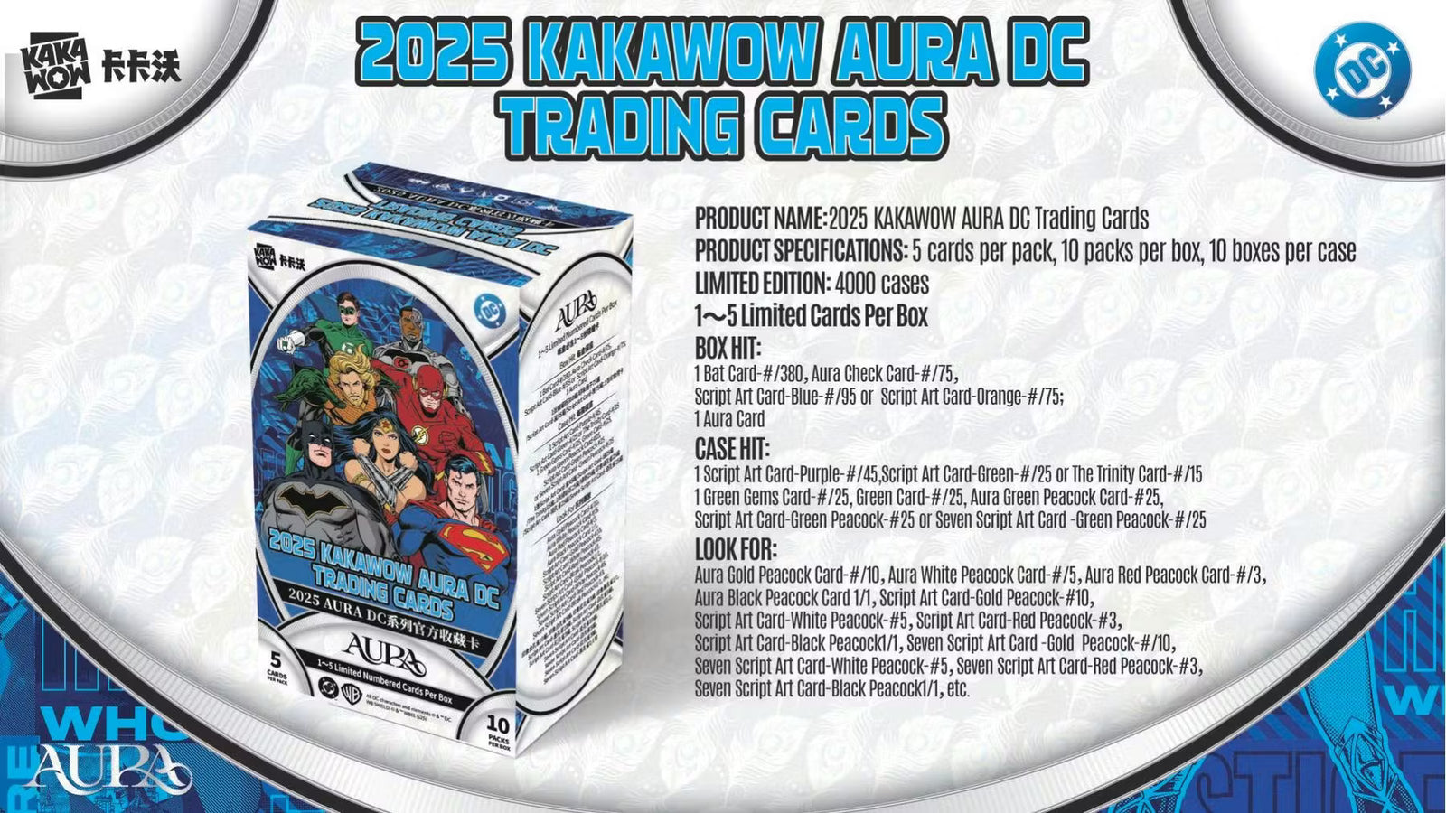 DC Aura Kakawow 2025 Display Card Box