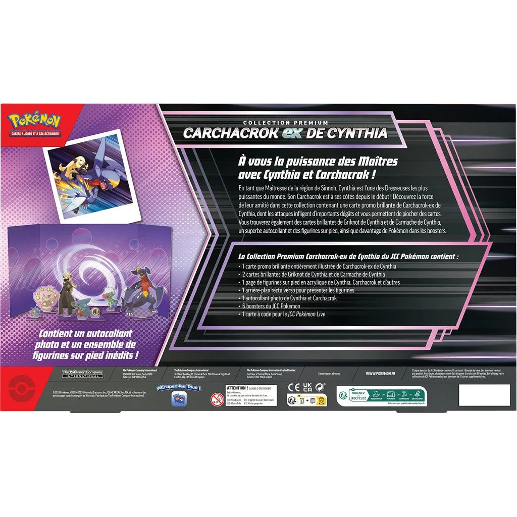 Pokémon - Coffret Premium Carchacrok Ex de Cynthia