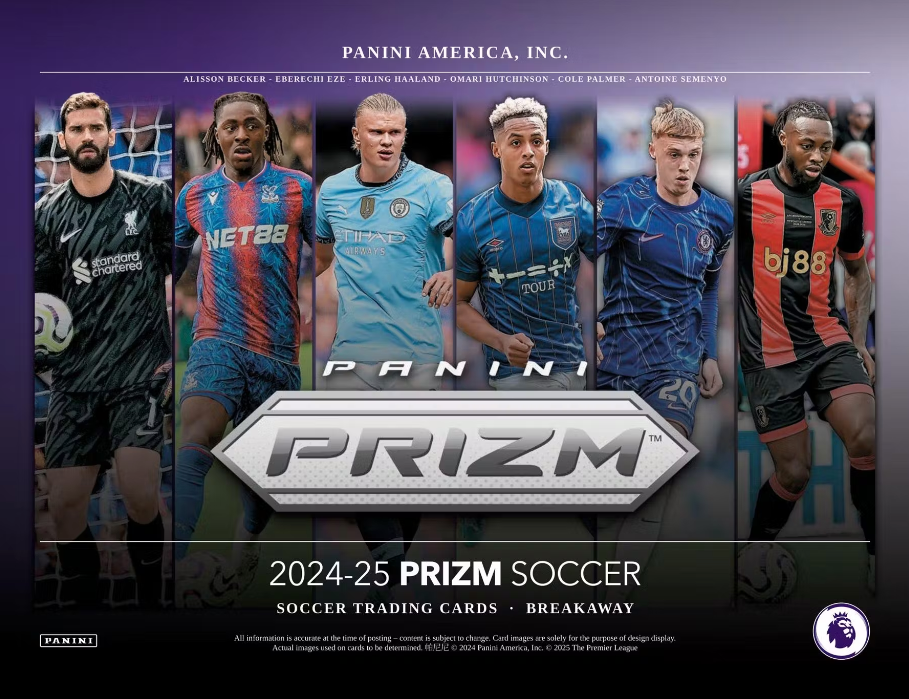 2024/25 Panini Prizm Premier League EPL Soccer Breakaway Box