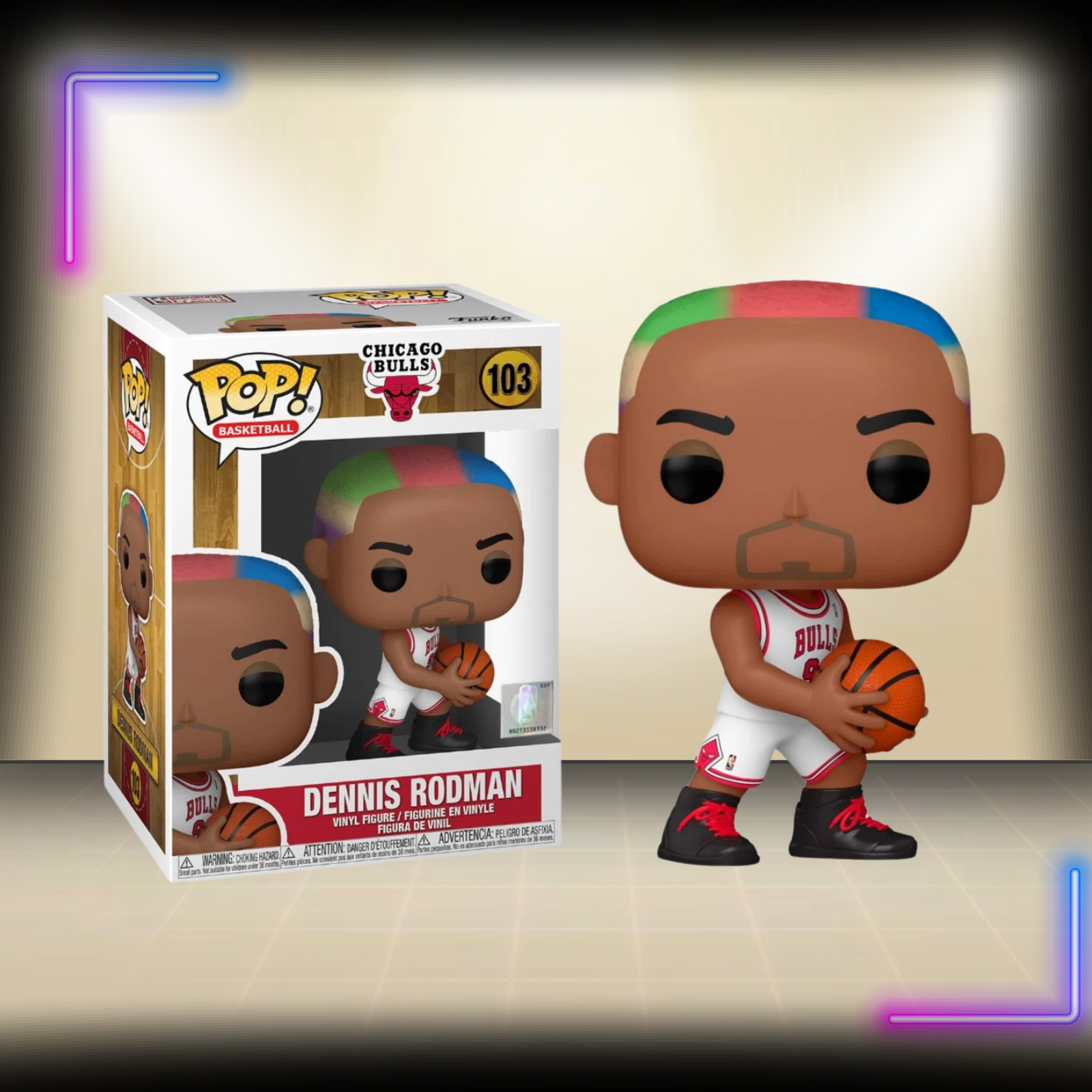 FUNKO POP NBA- Dennis Rodman 103 - Shaks collectibles 