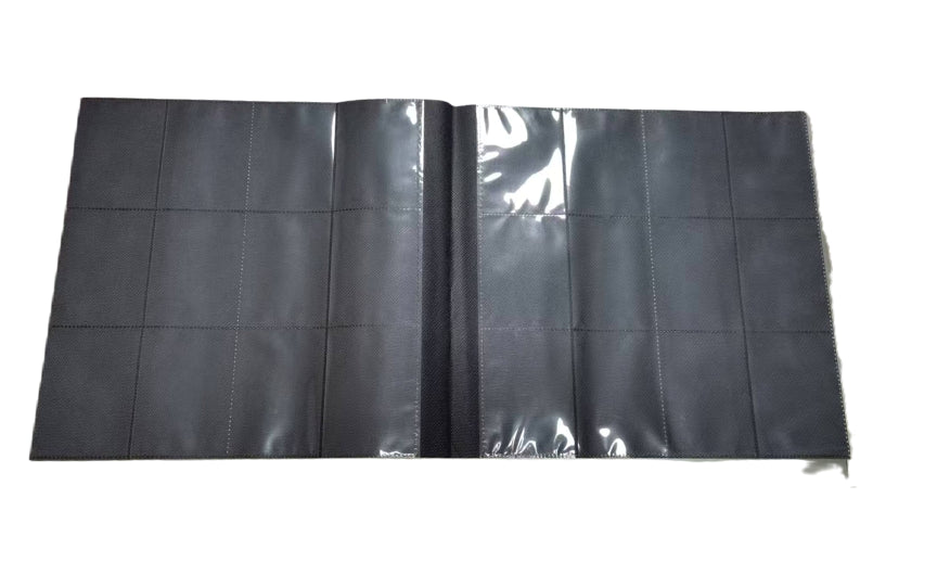 EVORETRO - Regular card binder with zipper 4x3 - Black- 528 cards