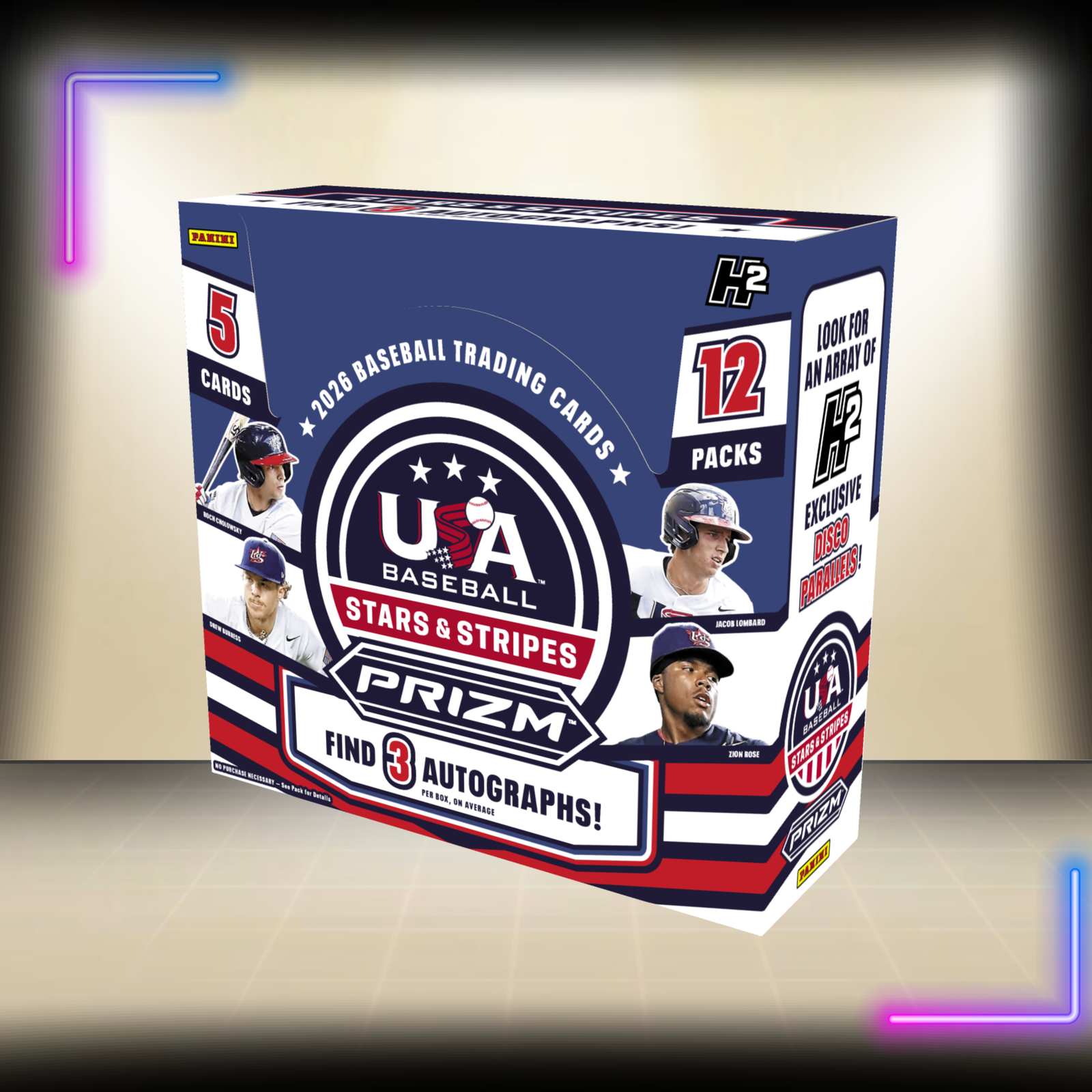 2026 Prizm USA Stars & Stripes Baseball Hobby Hybrid H2
