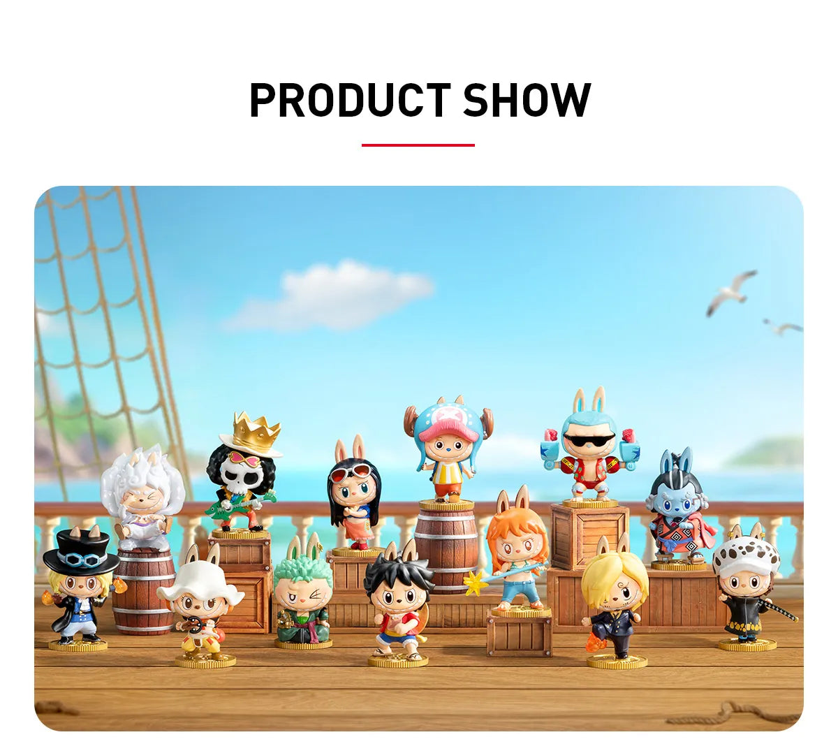 Pop Mart LABUBU THE MONSTERS × One Piece Series Figures