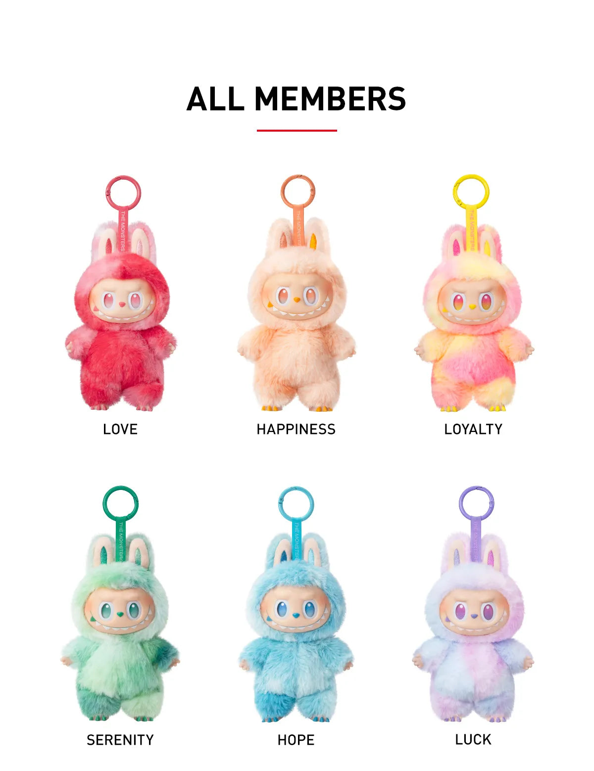 Pop Mart LABUBU THE MONSTERS Big into Energy Series-Vinyl Plush Pendant Blind Box