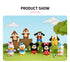 Pop Mart Mickey Family Cute Together Keychain Series Figures