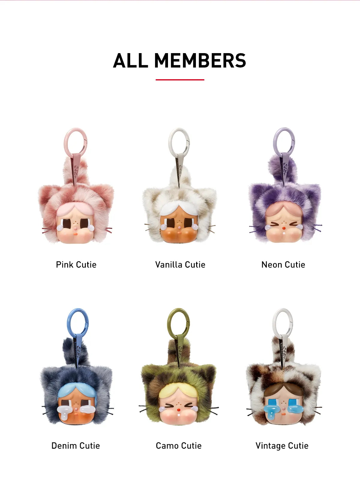 Pop Mart CRYBABY Wild but Cutie Series - Vinyl Plush Pendant Blind Box